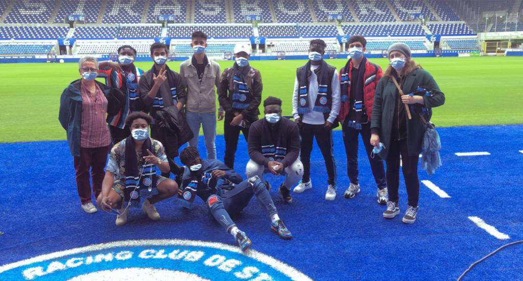 Visite du Stade de la Meinau