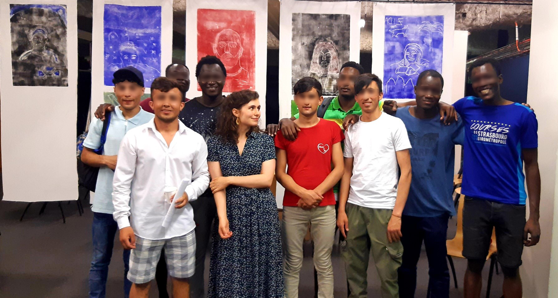 Exposition pour la semaine des réfugiers