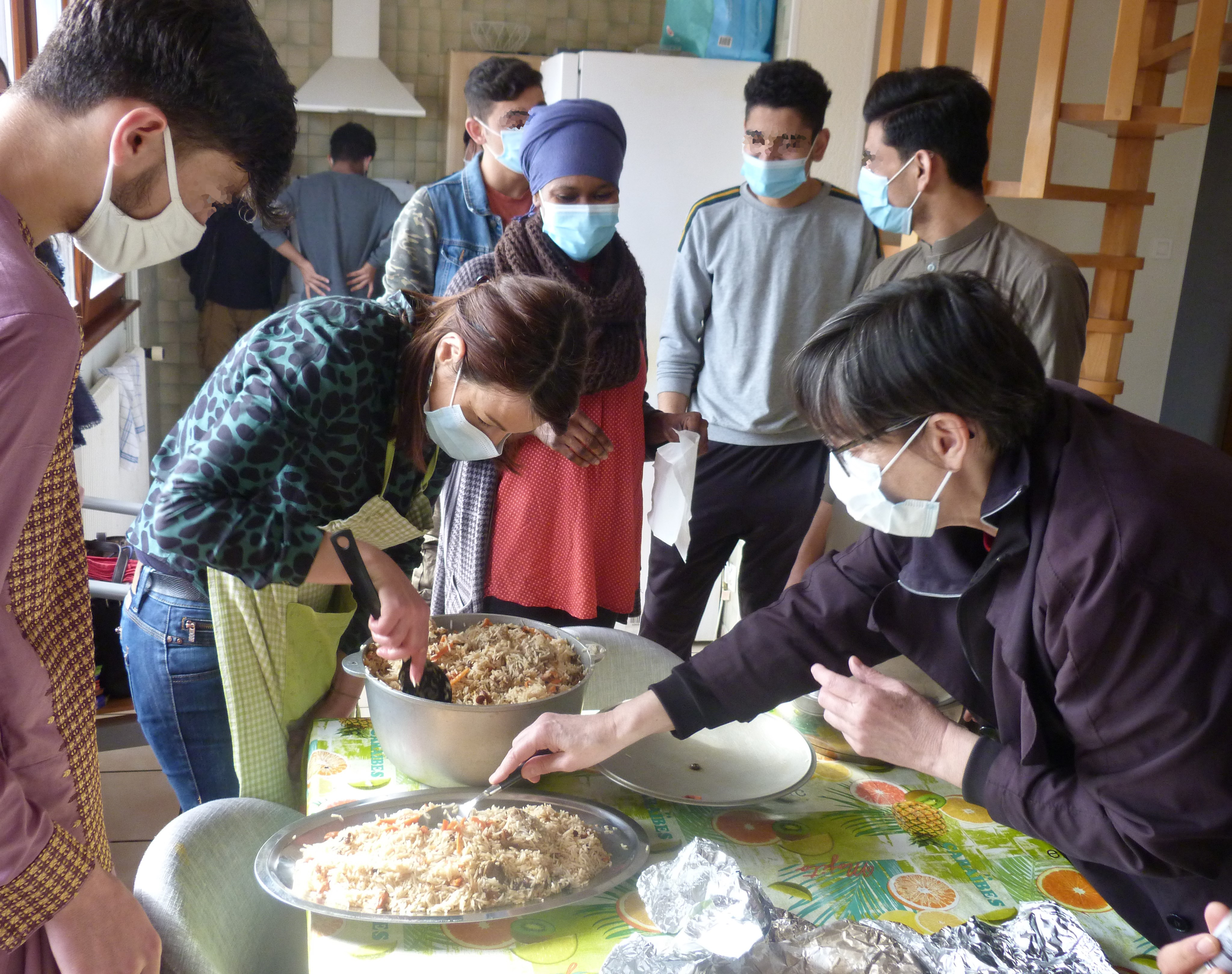 Repas interculturel avec la FEP