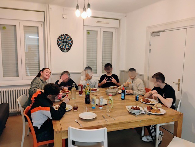 Moments de convivialité dans l'équipe LYON